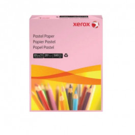 8.5X11 10M 20# (75 GSM) Pink Xerox 30% PCW Recycled Multipurpose Pastel Col