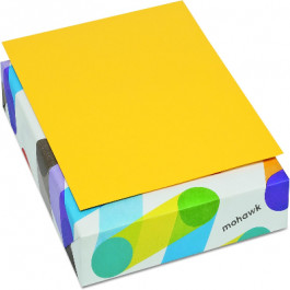 11X17 46.76M 65# (176 GSM) Yellow Mohawk Britehue  Heavy Weight Cover Stock