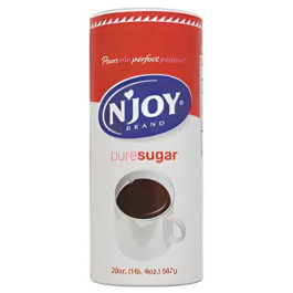 NJO90585 20 Ounce Pure Cane Sugar Canister, Each