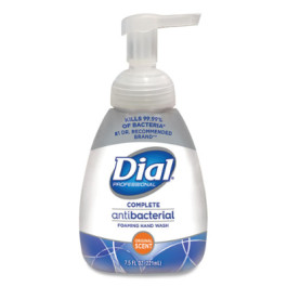 02936 Dial Antibacterial Foaming Hand Soap  7.5 Oounce Pump Bottle, 8 Bottl