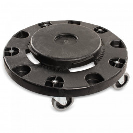 36911 Carlisle Bronco Round Trash Can Floor Dolly For 20, 32, 44, And 55 Ga