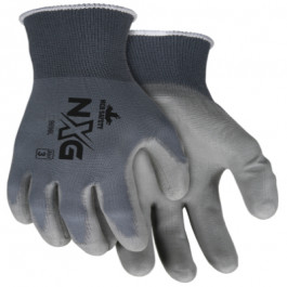 9696 Size 9 Large Gray 13 Gauge Nxg String Knit Nylon Work Glove With Coate