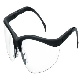 Kd110Af Klondike Black Frame Clear Anti-Fog Lens Safety Glasses, Box/12 Pai