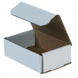 6 X 4 X 2 200# Test Klaywhite Indestructo Mailer Corrugated Box, Bundle/50
