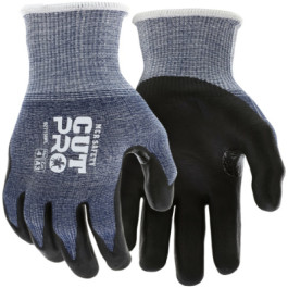 92715NF Medium 15-Gauge Gray With Black Coated Palm Cut Resistant Pro Hyper