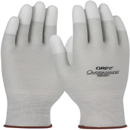 TDESDNYL Large Gray Seamless Knit Nylon With Polyurethane Coated Grip On Fi