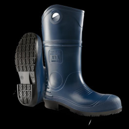 89086-13 Mens Size 13 Blue Dunlop Durapro Steel Toe High Boot Oil Resistant
