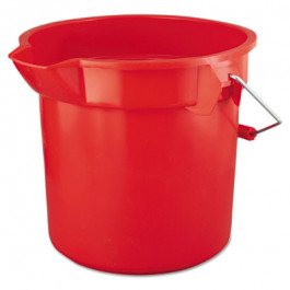 2614 Rubbermaid Brute Round Bucket With Pour Spout And Carry Handle 14 Quar