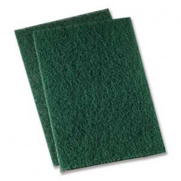 86N 3M Scotch Brite Scouring Pad Heavy Duty Green 6.0X9.0, 15PADS/BOX