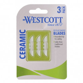 00648 Westscott Ceramic Replacement Blades, 3 Each/package