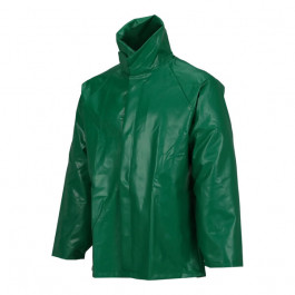 J41008 3xlarge 17mil Green Jacket Flame Resistant Safetyflex  Storm Fly Fro