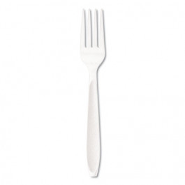 E181001 Empress Polystyrene Heavy Weight White Dense Pack Fork, 1000/case