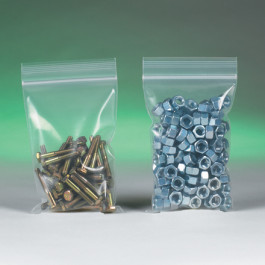 4" X 10" 6 Mil Thickness Clear Recloseable Zipper Poly Bag, 1000 Each/case
