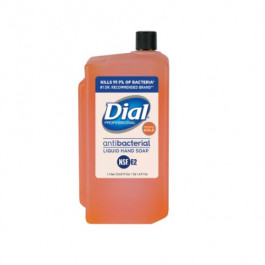 84019 Dial Gold Liquid Antibacterial Hand Soap 1 Liter Refill E2, 8 Each/ca