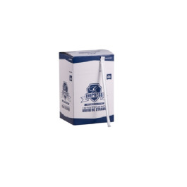 E161001W 7.625" Empress Jumbo White Flex Straw Individually Wrapped, 400 Ea