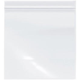 F40808 8" X 8" - 4 Mil Single Track Zipper Bag, 1000 Each/case