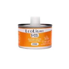 ST600 Pico Hospitality Leolight 6 Hour Vesta Heat Orange Stem Top Wick Chaf