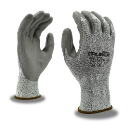 3716G Large 13-gauge Gray Caliber Hppe Cut Level A2 Resistant Glove With Po