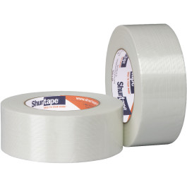 GS490 Clear 12mm X 55m Economy Grade Fibergalss Reinforced Strapping Tap...