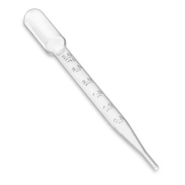 21F228 Clear 7ml Non-sterile Light Bulb Transfer Pipette, 500/package