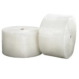 1/2 X 48 X 250 Slit @ 24 Inch Clear Bubble Wrap, 2roll/bundle