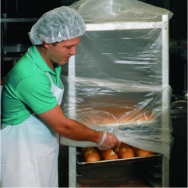 BOR5280 52X80 Inch 0.6 Mil Clear High Density (HDPE) Poly Pan Rack Cover, 5